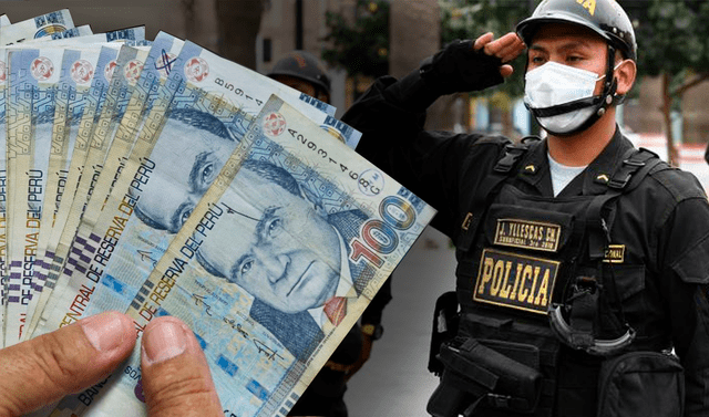 Bono para policías 2023: efectivos recibirán bono de hasta 4 veces su sueldo, anuncia&nbsp;Mininter