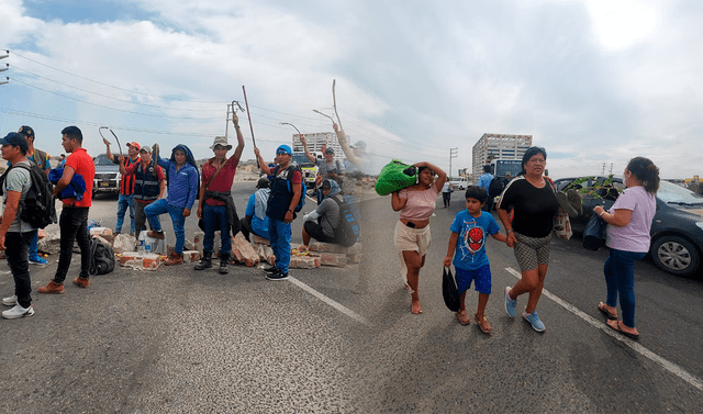 Más de 2.000 ronderos bloquearon carretera que une Piura con Chiclayo y otras&nbsp;provincias