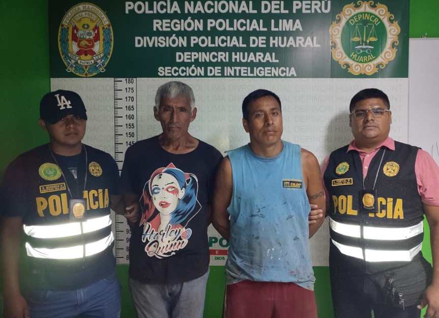 Huaral: Capturan a dos personas por robo de&nbsp;vehículo