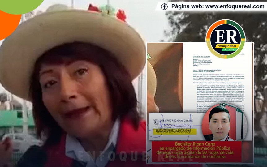 Rosa Vásquez y su falta de transparencia: niega hoja de vida de sus funcionarios de&nbsp;confianza