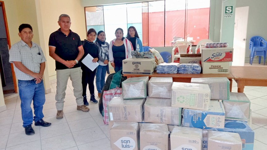 Comprometido con atender las necesidades por las intensas lluvias el alcalde de Huaral llevó ayuda humanitaria al distrito San Miguel de&nbsp;Acos