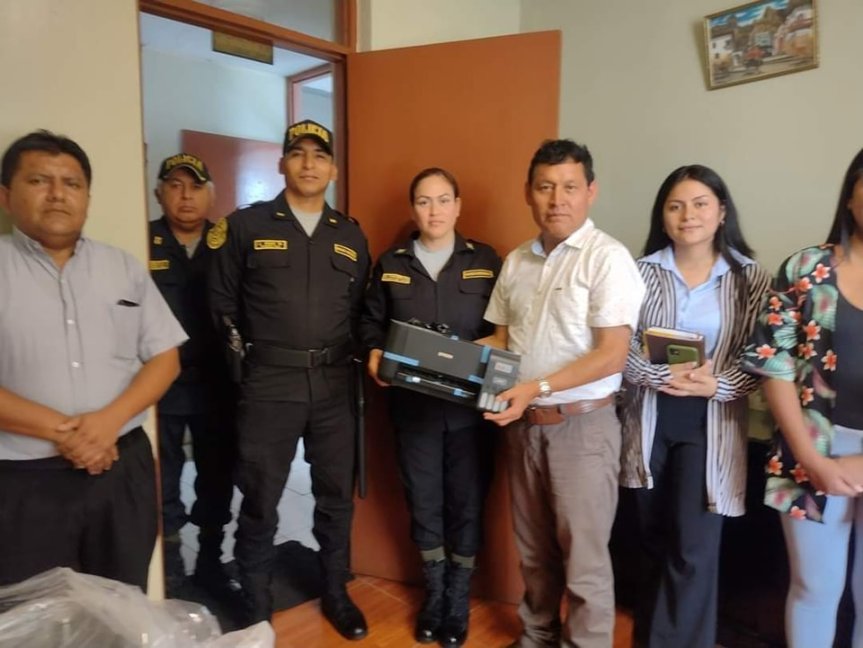 Aucallama: municipalidad distrital dona impresora a la comisaria de la&nbsp;localidad