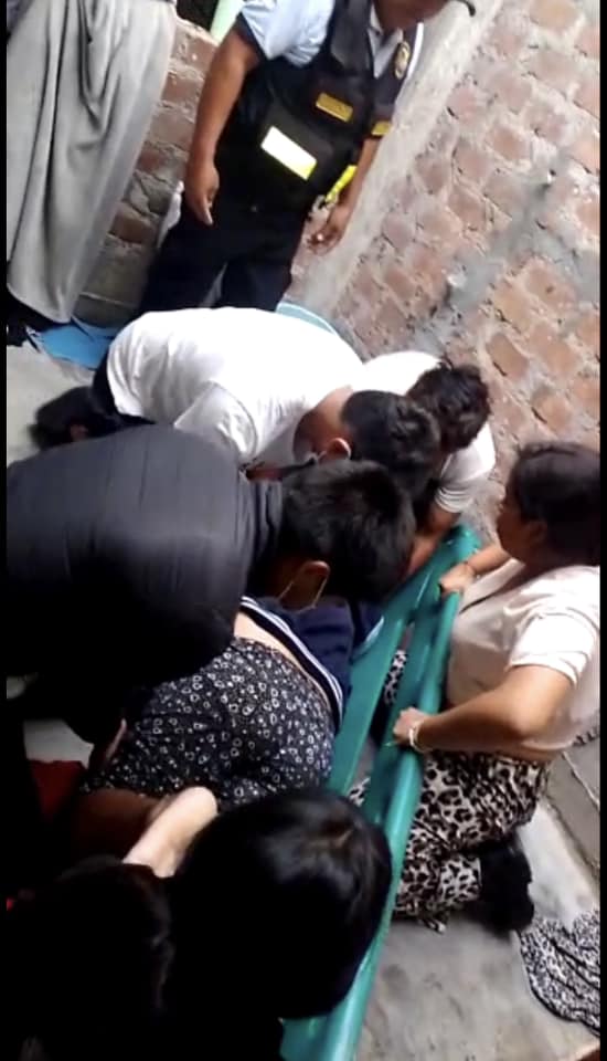 Serenazgo de Chancay ayuda a mujer que cayó de su segundo&nbsp;piso