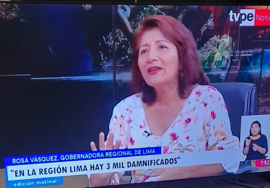 Andrés Tello sobre gobernadora Rosa Vásquez: «Me parece o la señora no dice nada&nbsp;concreto»