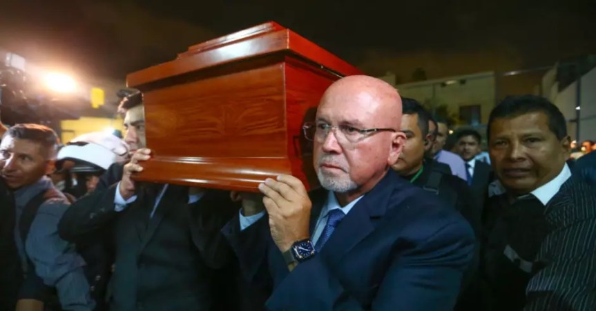 Sereno de Surco: Familia y autoridades despidieron a Luis Manrique Pizarro con sentido&nbsp;homenaje