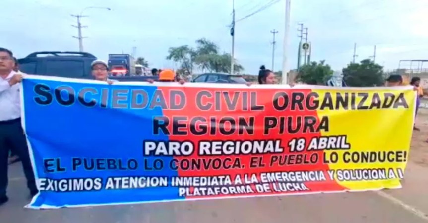 Paro en el norte: Tumbes y Piura acatan hoy medida por falta de apoyo de Gobierno Central tras&nbsp;emergencia