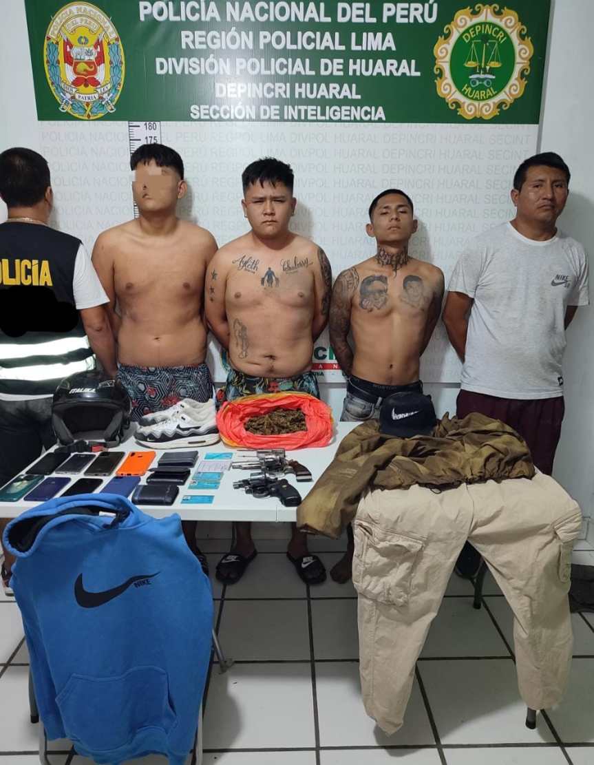 Capturan a presunta banda “los choc choc gatilleros» acusados de asaltar a madre con bebé en la residencial&nbsp;Huaral