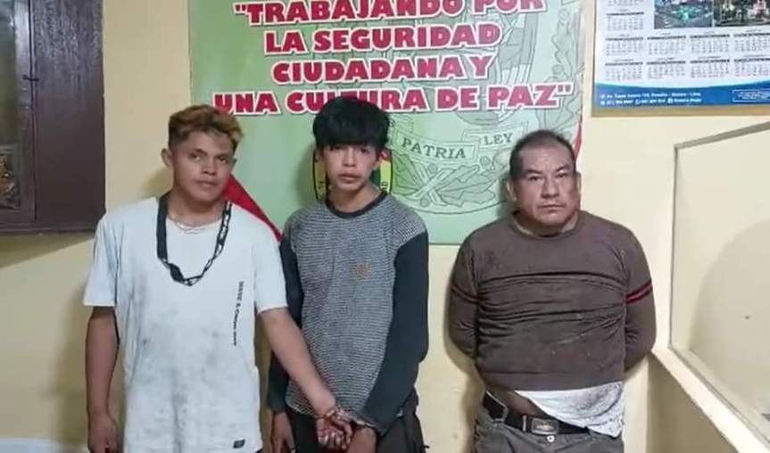Vegueta: Policía captura a «los fruteros de tiroler» que ingresaron a robar pacay en un fundo