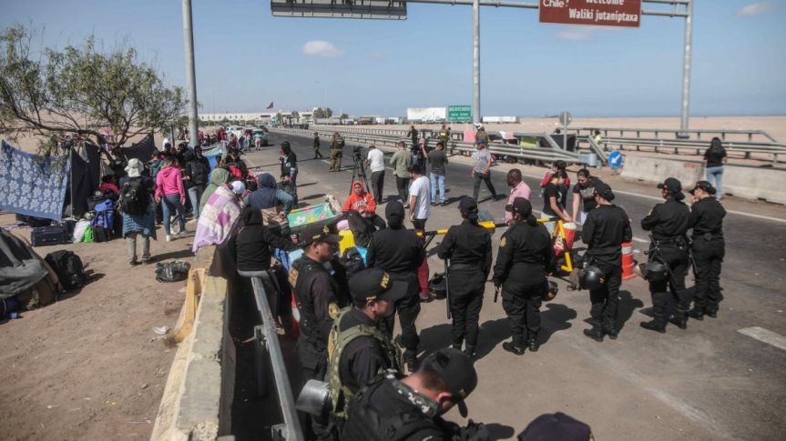 Crisis en Tacna: aumenta la presencia de migrantes en la frontera con&nbsp;Chile