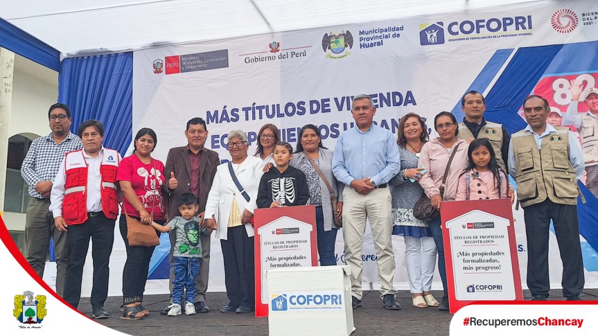 Entregaron títulos de propiedad a pobladores de&nbsp;Chancay