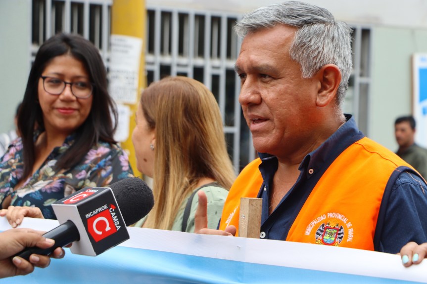 Pasacalle de sensibilización ante la proximidad del «Simulacro Nacional&nbsp;Multipeligro»