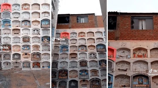 Familia construye vivienda sobre los nichos de un&nbsp;cementerio