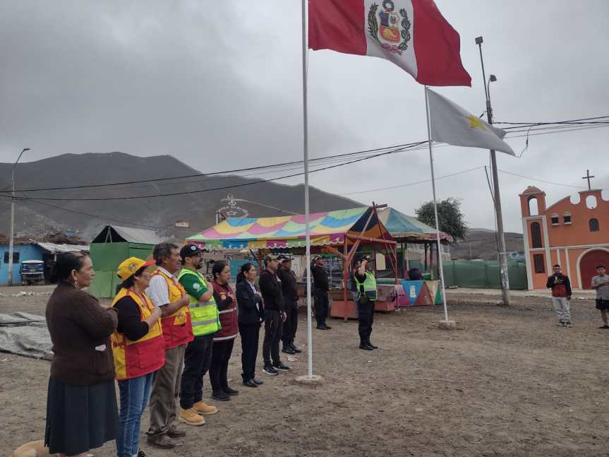 Con izamiento del Pabellón Nacional y presencia de autoridades y representante de Colquisiri, el CP. Nueva Estrella celebró sus 36 años de creación&nbsp;política