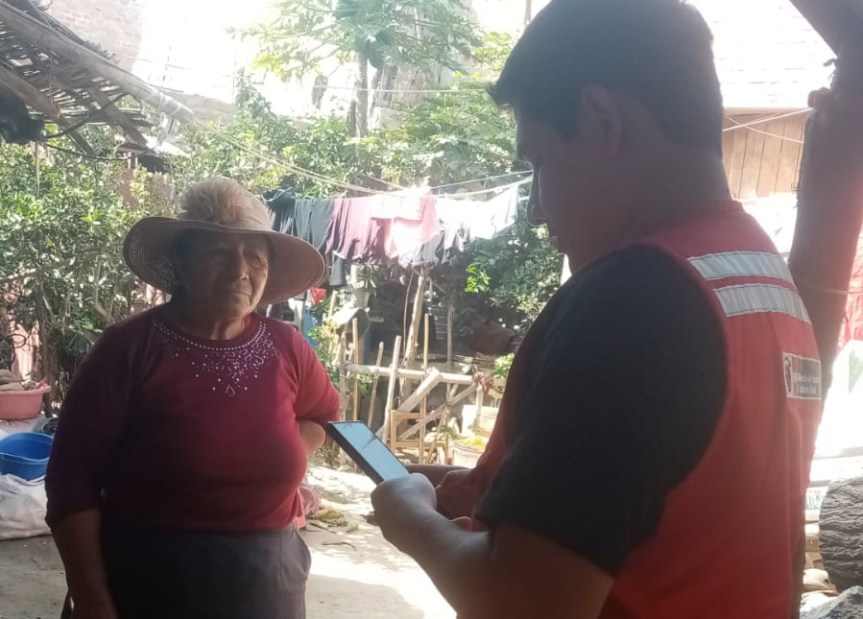 Continúan los trabajos en favor del Adulto Mayor del distrito de&nbsp;Aucallama