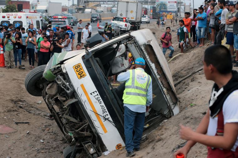 Más de 250 personas mueren al mes por accidentes de tránsito en el Perú, según el&nbsp;MTC