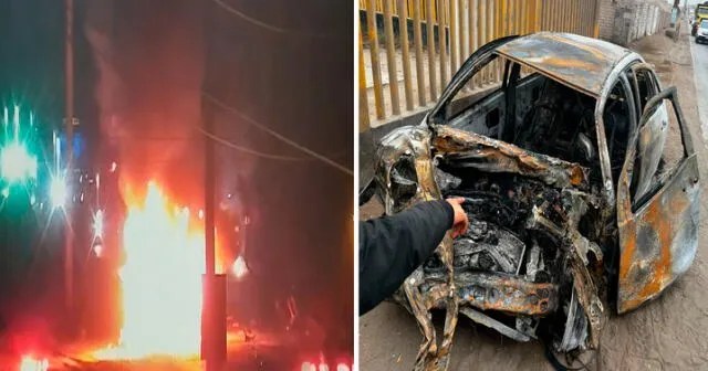 Lurín: fallece copiloto de delincuente que murió carbonizado tras robar&nbsp;vehículo