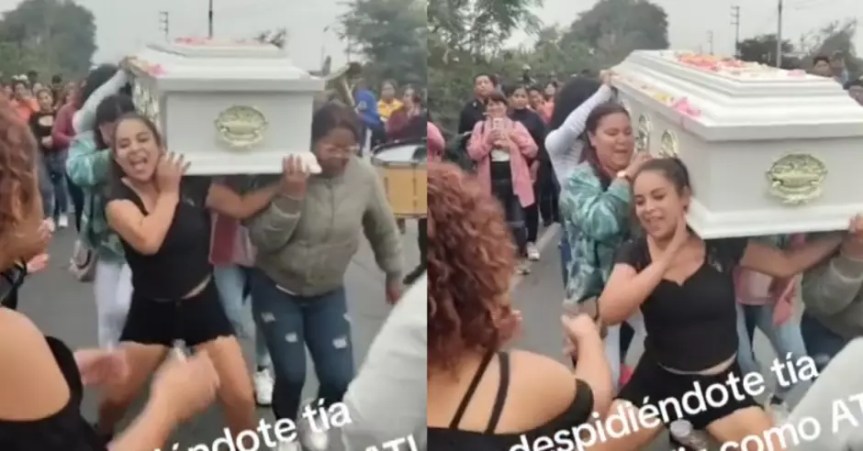 Sobrina sorprende al enterrar a su tía con mucha alegría ¿Cuál es el&nbsp;motivo?