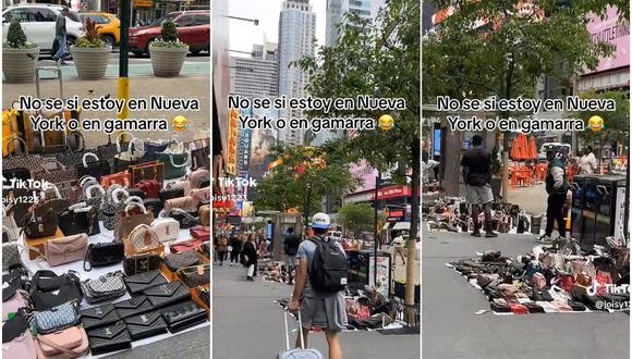 Peruana en Estados Unidos queda sorprendida con vendedores ambulantes: “Es&nbsp;Gamarra”