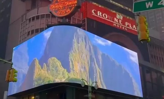 Machu Picchu presente en el Times Square como destino cinematográfico tras estreno de&nbsp;«Transformers»