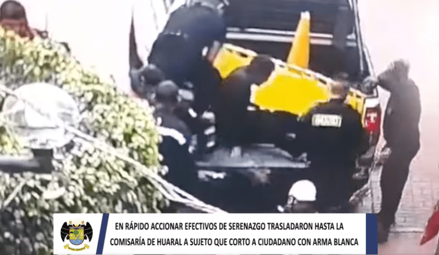 Agentes de serenazgo evitaron que lustrabotas sea atacado por iracundo que portaba&nbsp;cuchillo