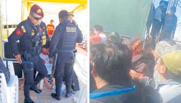 Arequipa: Turba agrede a congresista Edwin Martínez en estrado de Apipa en Cerro&nbsp;Colorado