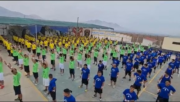 Penal de Huaral: Más de 350 internos participaron en II Jornada de Full Body por la Salud&nbsp;Mental