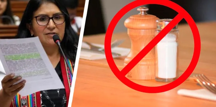 Congresista Ugarte presenta proyecto de ley que prohíbe poner saleros en las mesas de los&nbsp;restaurantes
