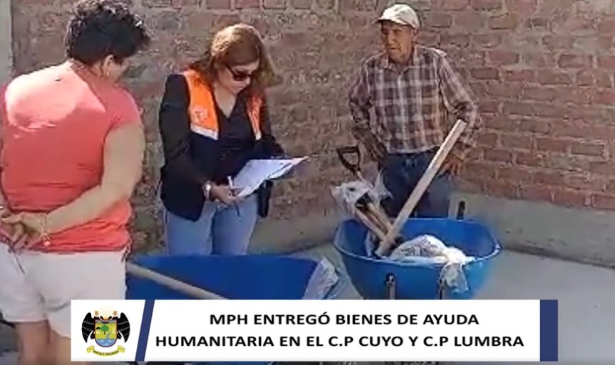 Municipalidad de Huaral entregó bienes de ayuda humanitaria en el C.P Cuyo y&nbsp;Lumbra
