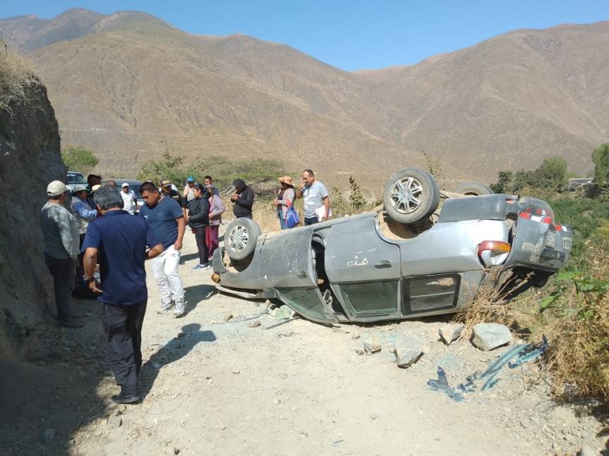 Huaral: Un muerto y dos heridos en accidente de tránsito en la carretera de&nbsp;Huayopampa
