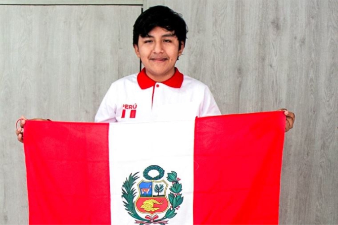 Escolar de 14 años logró la medalla de oro en Mundial de Geometría realizado en&nbsp;Rusia