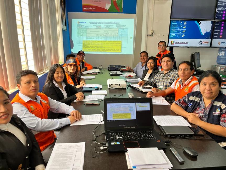 MPH participó en reunión del COEN para reforzar la ficha de reporte de desastres y hacer más eficiente la atención a la&nbsp;población