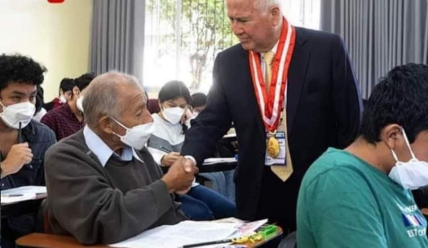 Adulto mayor de 70 años postula a la UNI buscando cumplir su sueño de ser&nbsp;arquitecto