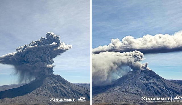 Alerta en el volcán Ubinas: reportan la explosión más fuerte hasta el momento con emisión de&nbsp;cenizas