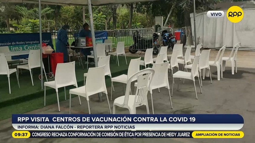 Centros de vacunación anticovid lucen vacíos, pese a la recomendación del Minsa ante nueva variante&nbsp;Eris