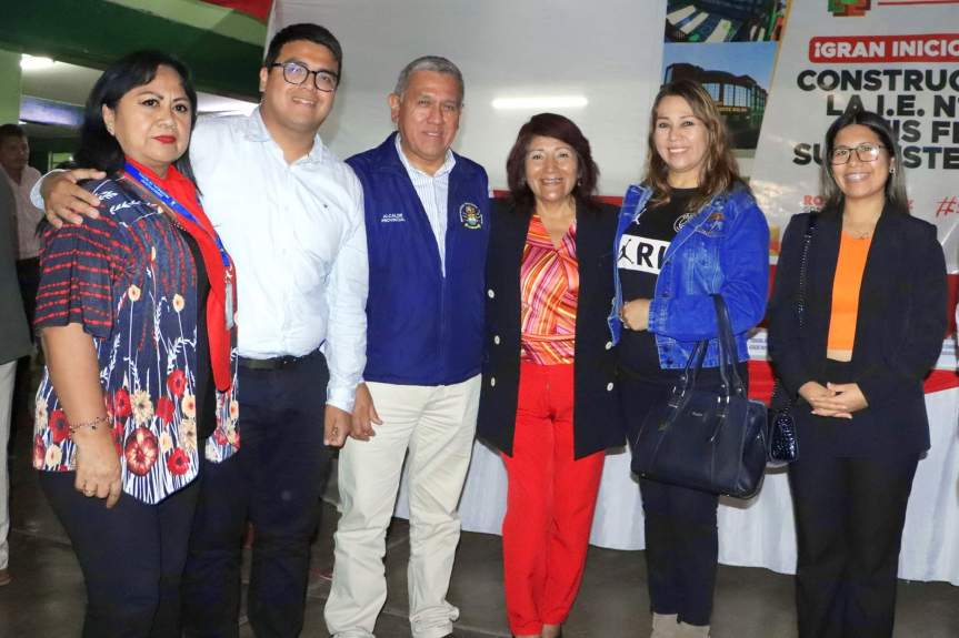 Alcalde provincial participó en ceremonia de inicio de obras en colegio 21009 «Luis Felipe Subsiste del&nbsp;Río»