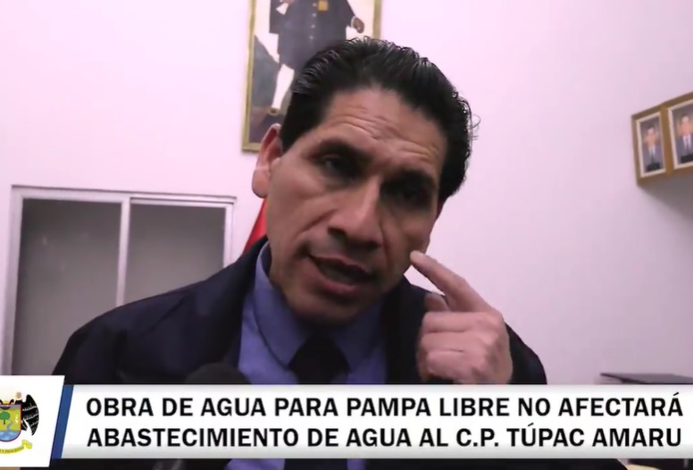 Huaral: Obra de agua para Pampa Libre no afectaría abastecimiento de agua al C.P. Túpac&nbsp;Amaru