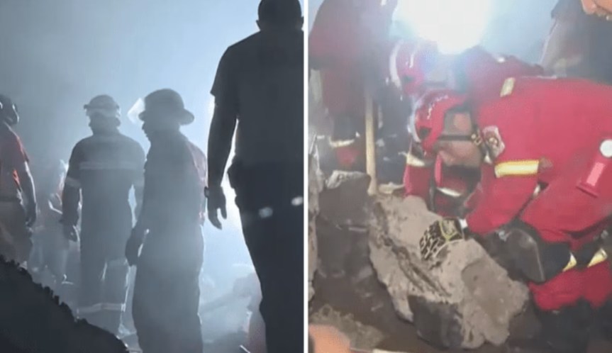 Bomberos buscan a niño que quedó atrapado entre los escombros por derrumbe de su casa en&nbsp;Comas