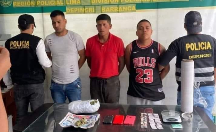 Barranca: PNP captura a «los malditos de Humaya», banda dedicada al tráfico ilícito de drogas en&nbsp;Supe