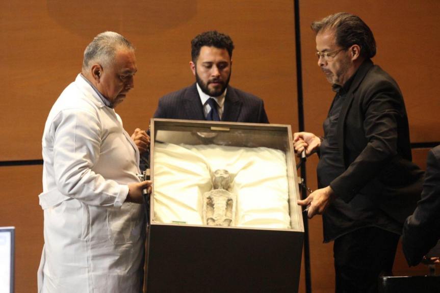 Presentan “seres no humanos” en el Congreso de México en audiencia sobre&nbsp;ovnis