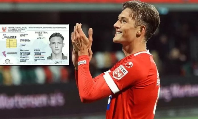 Oliver Sonne ya cuenta con DNI y queda apto para ser convocado a la Selección&nbsp;Peruana