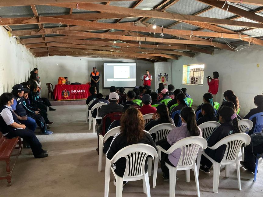 MPH desarrolló jornada de capacitación en Ihuari para la prevención y atención de&nbsp;emergencias