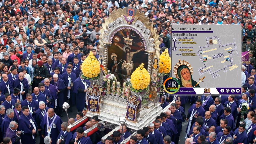 Conozca las calles que recorrerá la imagen del Señor de los Milagros este 8 de octubre en&nbsp;Huaral