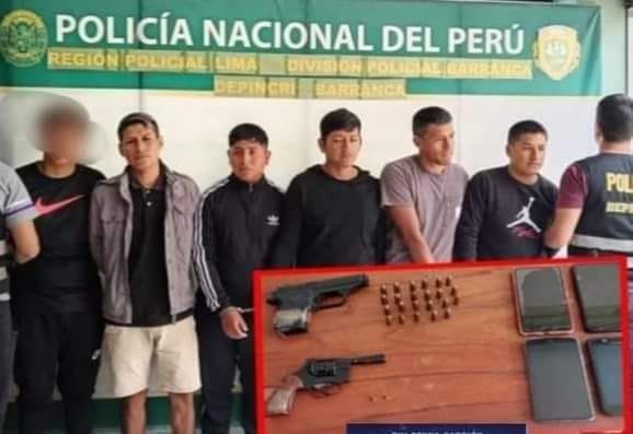 Barranca: PNP captura a, «los terribles del norte chico» presunta banda delictiva en&nbsp;Paramonga