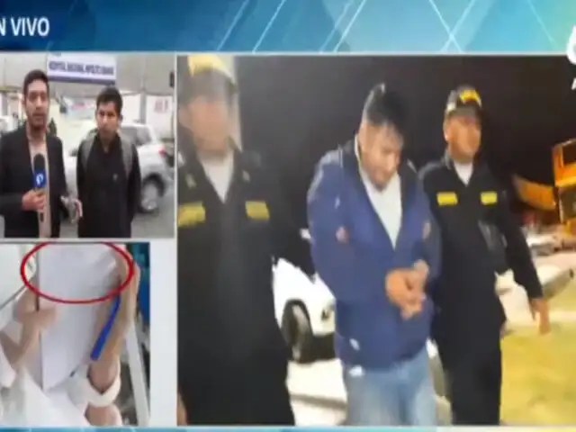 Huancayo: ladrón roba 47 mil soles y lo capturan cargando al Señor de los&nbsp;Milagros