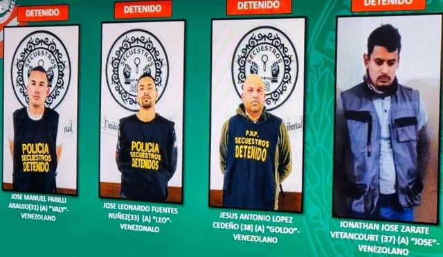 PNP captura a cuatro integrantes de banda Los Gallegos tras amenazar con matar a&nbsp;mototaxistas