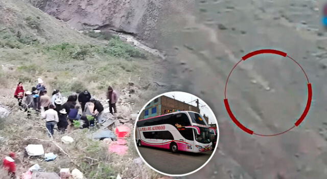 Áncash: Captan caída de bus con pasajeros a un&nbsp;abismo