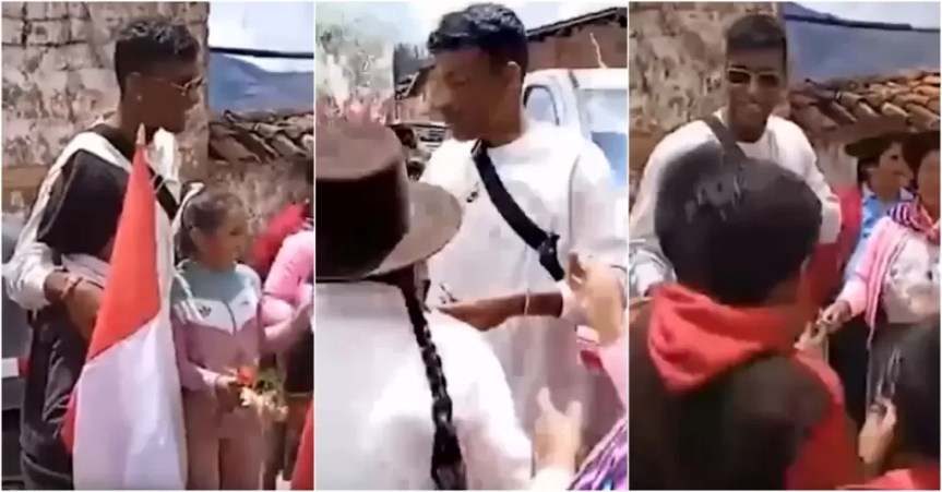Miguel Araujo desata euforia en Andahuaylas al ser recibido con una espectacular banda de&nbsp;bienvenida