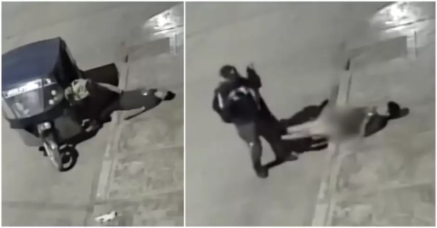 Hombre ebrio se queda dormido en la vía pública y ladrones le roban hasta la ropa&nbsp;interior