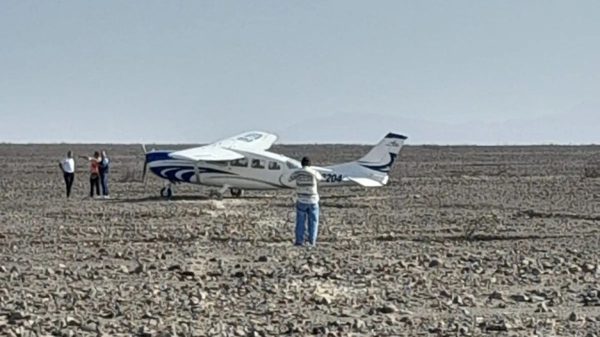 Descartan que las líneas de Nasca fueran afectadas tras aterrizaje forzoso de una&nbsp;aeronave