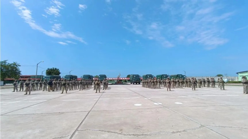 Tumbes: Un total de 150 miembros del Ejército fueron desplegados para reforzar la vigilancia en la&nbsp;frontera